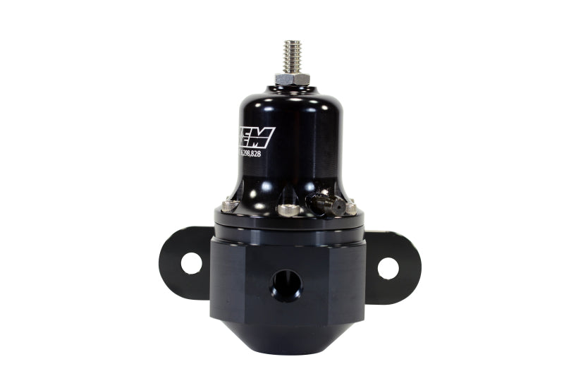 AEM High Capacity Universal Black Adjustable Fuel Pressure Regulator AEM Fuel Pressure Regulators
