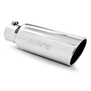 MBRP Universal Tip 6in OD Rolled End 4in Inlet 18in Length T304 MBRP Steel Tubing