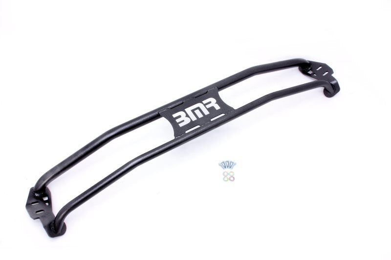 BMR 11-15 5th Gen Camaro Front 2-Point Strut Tower Brace - Black Hammertone BMR Suspension Strut Bars