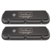 Edelbrock Valve Cover Victor Series Ford 289-302-351W CI V8 Low Black Edelbrock Valve Covers