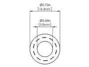 aFe Magnum FORCE Cold Air Intake System Spare Parts Kit (3/8in ID x 36in L) aFe Air Intake Components