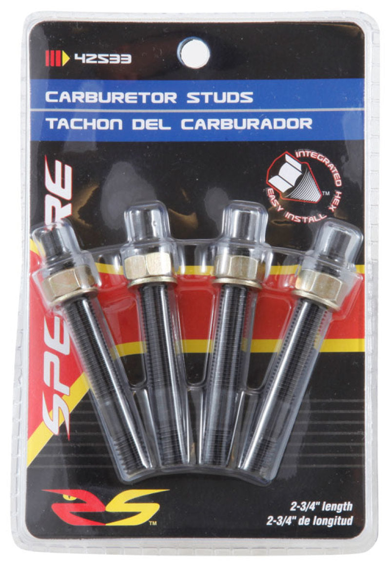 Spectre Carburetor Stud Kit w/Hardware 2-1/2in. Spectre Carburetors