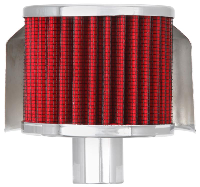 K&N 1.00in Flange ID x 3in OD x 2.5in Height Vent Filter K&N Engineering Air Filters - Universal Fit