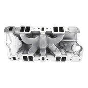 Edelbrock Chevy SB Performer EPS Intake Manifold w/ Oil Fill Tube - Chrome Plasma Edelbrock Intake Manifolds