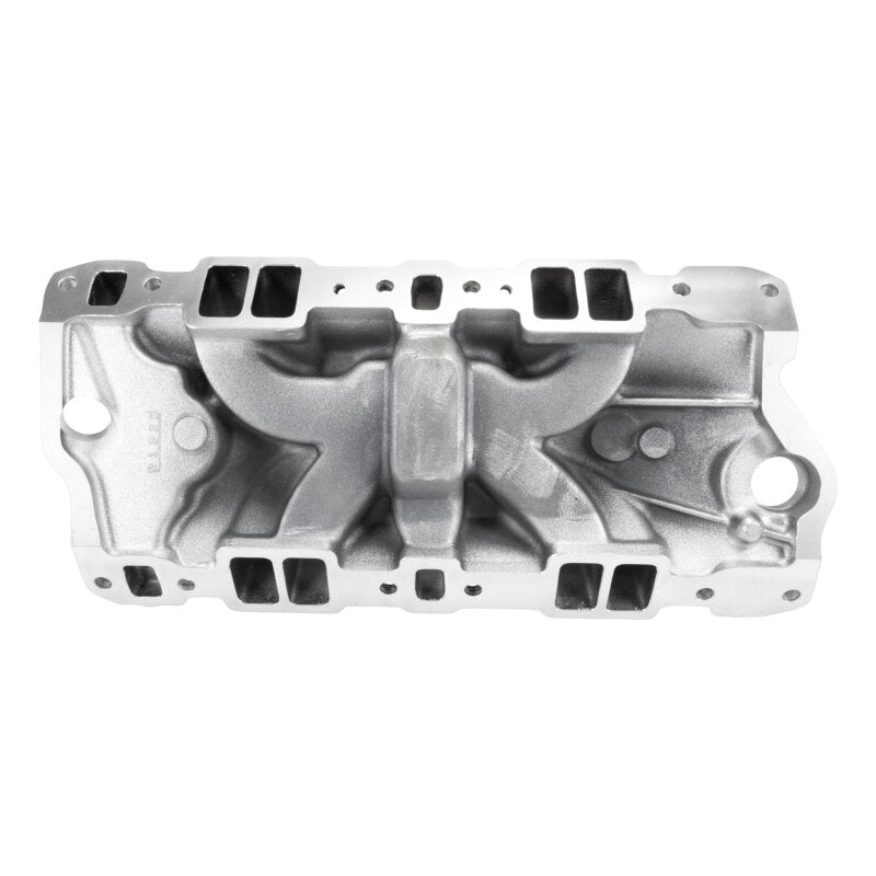 Edelbrock Chevy SB Performer EPS Intake Manifold w/ Oil Fill Tube - Chrome Plasma Edelbrock Intake Manifolds