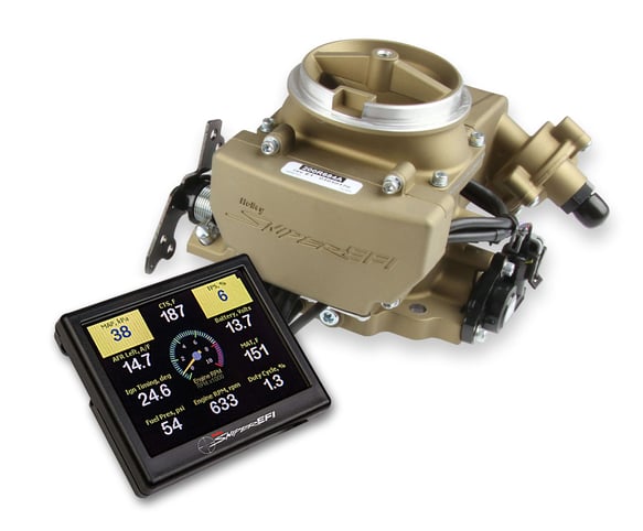Holley Sniper EFI 2GC Large Bore - Classic Gold 550-857 HOLLEY Autoparts