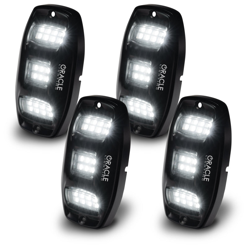 Oracle Underbody RGB+W Wheel Well Rock Light Kit - 4 PCS - ColorSHIFT ORACLE Lighting Light Bars & Cubes