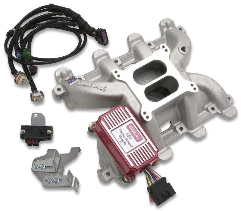 Edelbrock SBC LS1 Carbureted Manifold Edelbrock Intake Manifolds