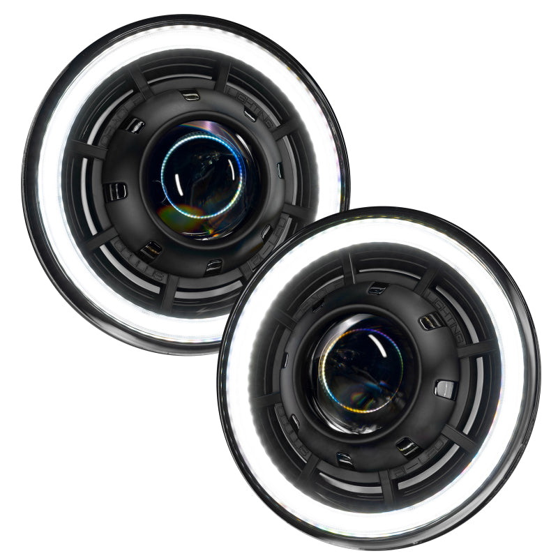 Oracle Oculus 7in Bi-LED Projector Headlights for Jeep Wrangler JK - 6000K ORACLE Lighting Headlights