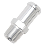 Edelbrock Hose End Straight 3/8In NPT to 5/8In Barb Clear Anodize Edelbrock Fittings