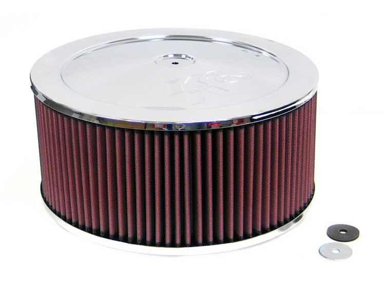 K&N Universal Custom Air Filter - Round 7.3125in Flange / 11in OD / 7in Height K&N Engineering Air Filters - Direct Fit