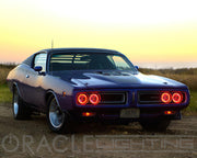 Oracle Pre-Installed Lights 5.75 IN. Sealed Beam - Red Halo ORACLE Lighting Headlights