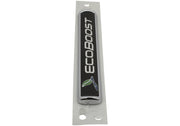 Ford Racing Black/Silver EcoBoost Emblem 3-1/2in x 9/16in - Set of 2 Ford Racing Other Body Components