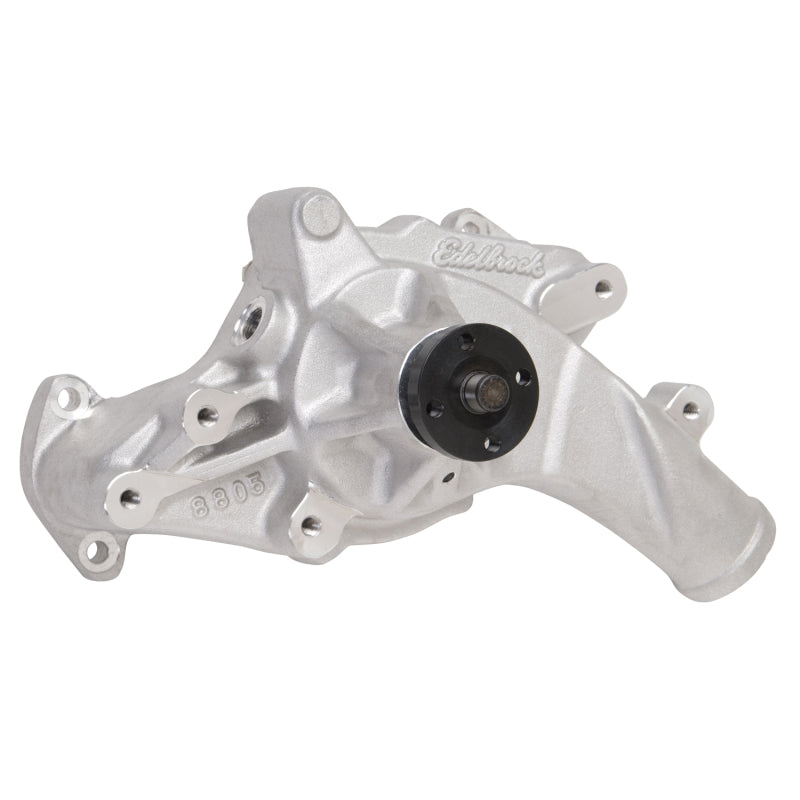 Edelbrock Water Pump High Performance Ford 1965-76 FE V8 Engines Standard Length Satin Finish Edelbrock Water Pumps