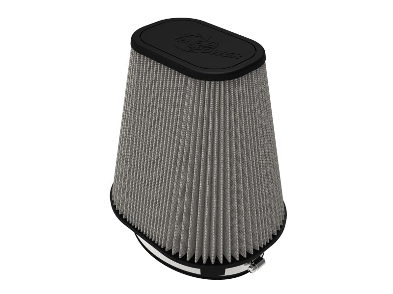 aFe Magnum FLOW Universal Pro DRY S Air Filter (7.5x5.5)in F (9.25x7.25)in B x (6x4)in T x 9in H aFe Air Filters - Universal Fit