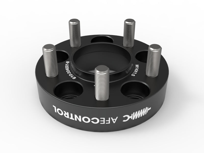 aFe CONTROL Billet Aluminum Wheel Spacers 5x114.3 CB70.5 1.25in - 15-24 Ford Mustang/20-23 Explorer aFe Wheel Spacers & Adapters