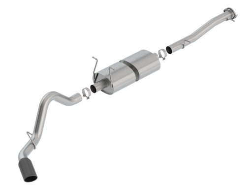 Borla 15-19 Chevy Silverado 2500 6.0L CC/STD Bed/153.7in WB S-Type Catback Exhaust Black Chrome Tip Borla Catback