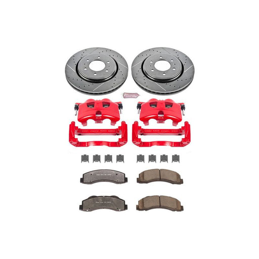 Power Stop 12-20 Ford F-150 Front Z36 Truck & Tow Kit w/Cals PowerStop Brake Kits - Performance D&S