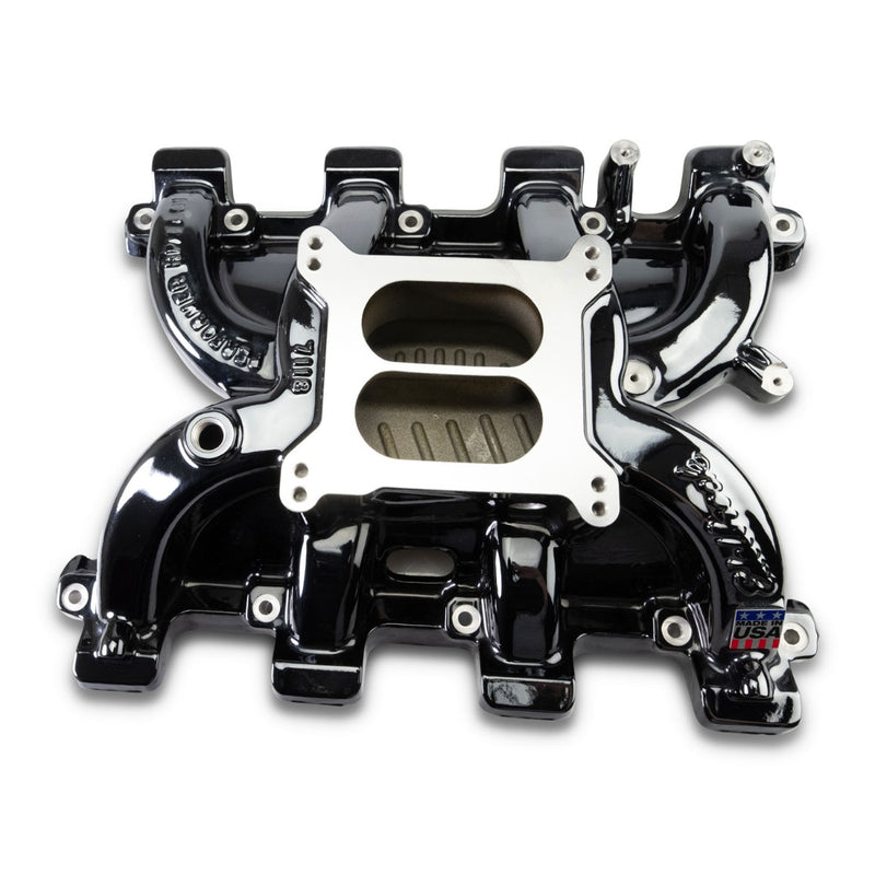 Performer RPM Small Block Chevy LS1 Intake Manifold Only, Black Plasma finish EDELBROCK Autoparts