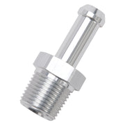 Edelbrock Hose End Straight 3/8In NPT to 3/8In Barb Clear Anodize Edelbrock Fittings