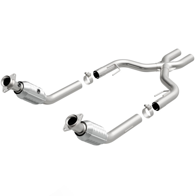 MagnaFlow Direct Fit Catalytic Converter Tru-X Assy 05 Mustang GT Magnaflow Catalytic Converter Direct Fit
