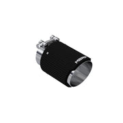 MBRP Universal Carbon Fiber Tip 3in ID / 4in OD Out / 6.13in Length Angle Cut Dual Wall MBRP Tips
