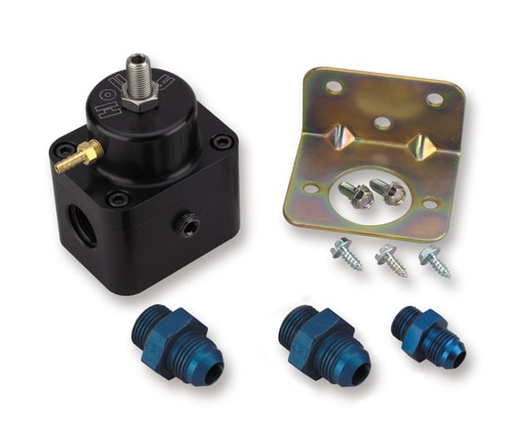 Boost Compensating Universal EFI Fuel Pressure Regulator 512-504-5 HOLLEY Autoparts