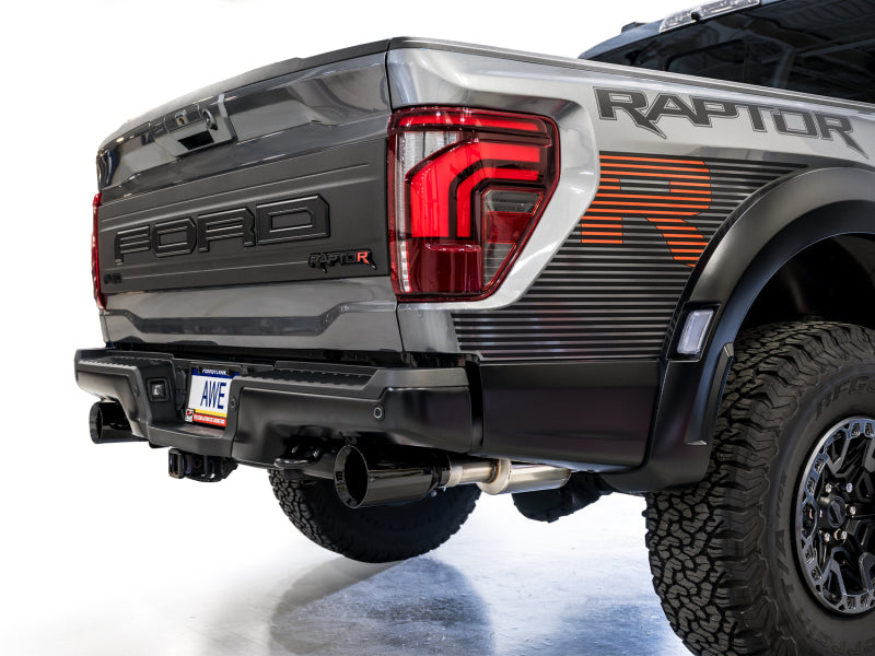 AWE Gen 3 Raptor R SwitchPath Exhaust - Diamond Black Tips