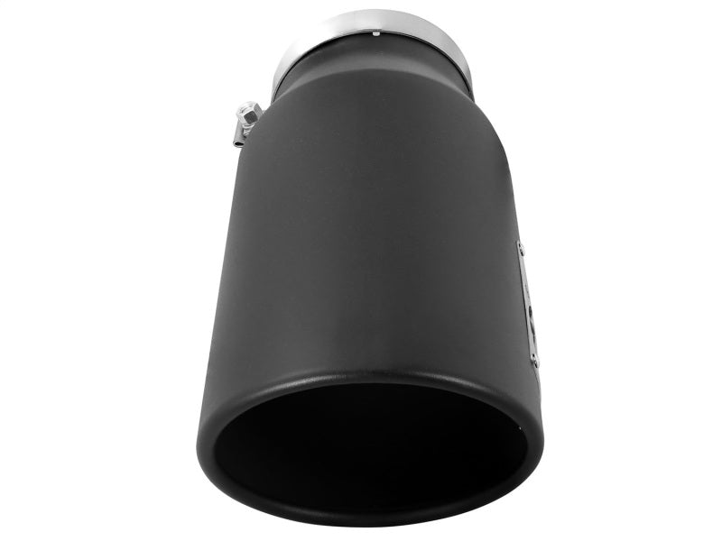 aFe POWER MACH Force-Xp 5in 304 Stainless Steel Exhaust Tip 5In x 7Out x15Lin Bolt-On Right-Blk aFe Catback