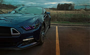 Oracle 15-17 Ford Mustang V6/GT/Shelby Dynamic DRL w/ Halo Kit - ColorSHIFT - Dynamic ORACLE Lighting Headlights