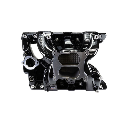 Performer RPM Pontiac 326-455 Intake Manifold, Black Plasma Finish EDELBROCK Autoparts