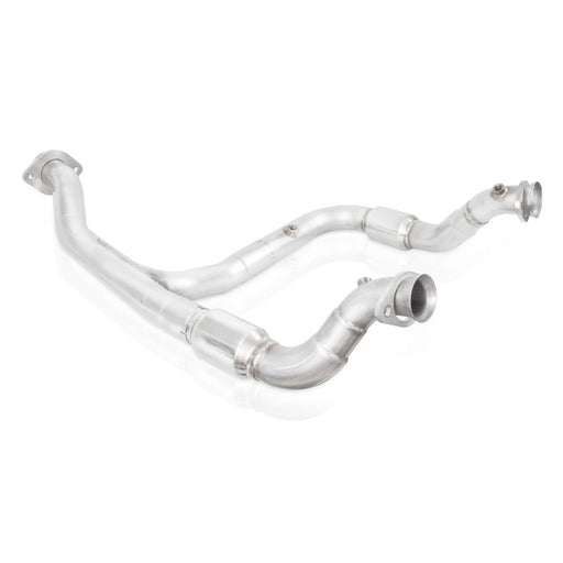 Stainless Works 15-18 F-150 3.5L Downpipe 3in High-Flow Cats Y-Pipe Factory Connection Stainless Works Downpipes