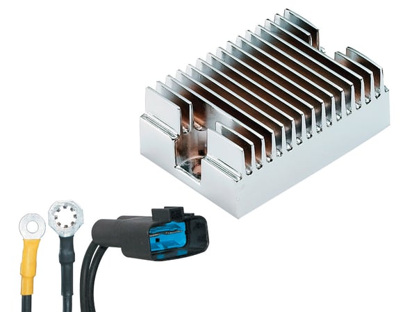 ELECTRONIC VOLTAGE REGULATOR-CHROME 201124C ACCEL Autoparts