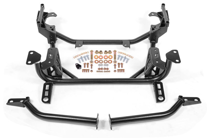 BMR 15-20 Ford Mustang Street Version (DOM) K-Member - Black Hammertone BMR Suspension Crossmembers