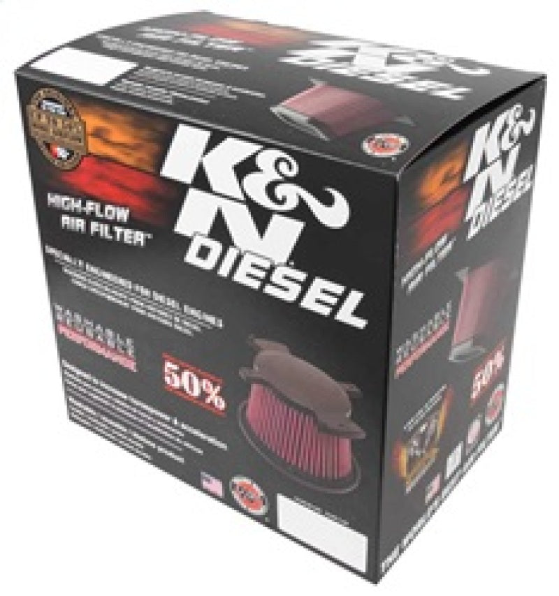 K&N 08-10 Ford F250 Super Duty 6.4L Drop In Air Filter K&N Engineering Air Filters - Drop In