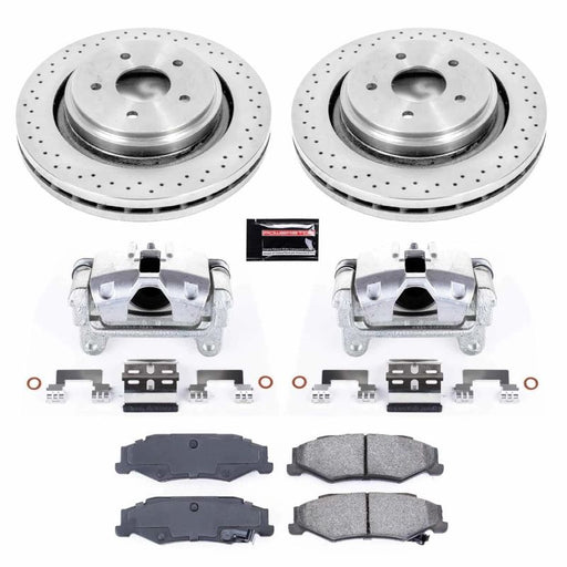 Power Stop 06-09 Cadillac XLR Rear Autospecialty Brake Kit w/Calipers PowerStop Brake Kits - OE