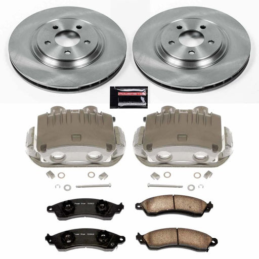 Power Stop 98-94 Ford Mustang Front Autospecialty Brake Kit w/Calipers PowerStop Brake Kits - OE