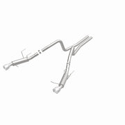 Magnaflow 2014 Ford Mustang V6 3.7L Comp Series Dual Split Rear Polished Stainless C/B Perf Exhaust Magnaflow Catback