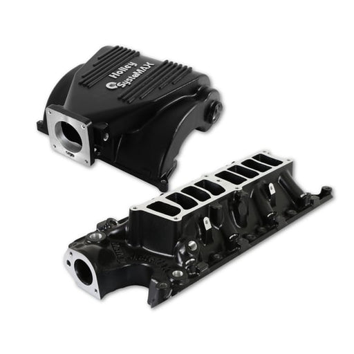 Holley SysteMAX Intake - Ford Small Block V8 - Black Ceramic Coated 300-72BK HOLLEY Autoparts