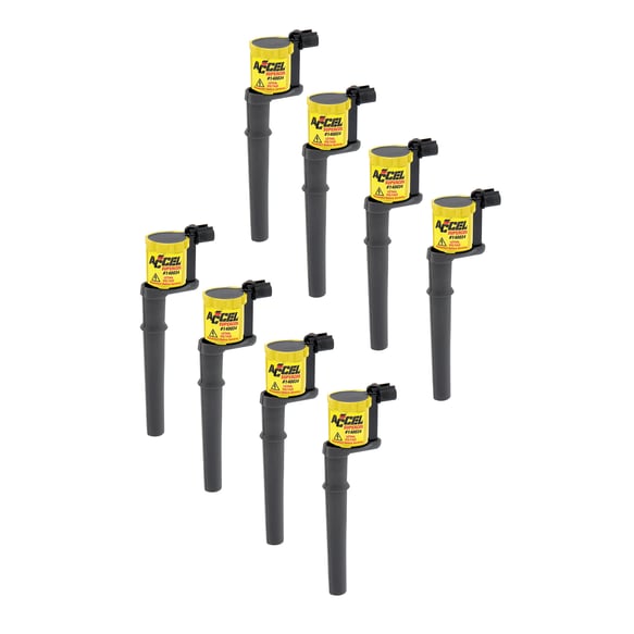 Ignition Coil - SuperCoil -Ford 4 valve modular engine 4.6/5.4L - 8 Pack 140034-8 ACCEL Autoparts