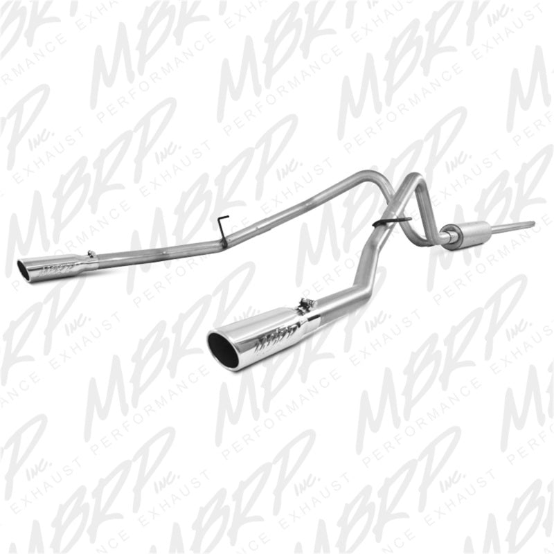 MBRP 2004-2008 Ford F150 4.6/5.4L EC/CC-SB Cat Back Dual Split Rear MBRP Catback