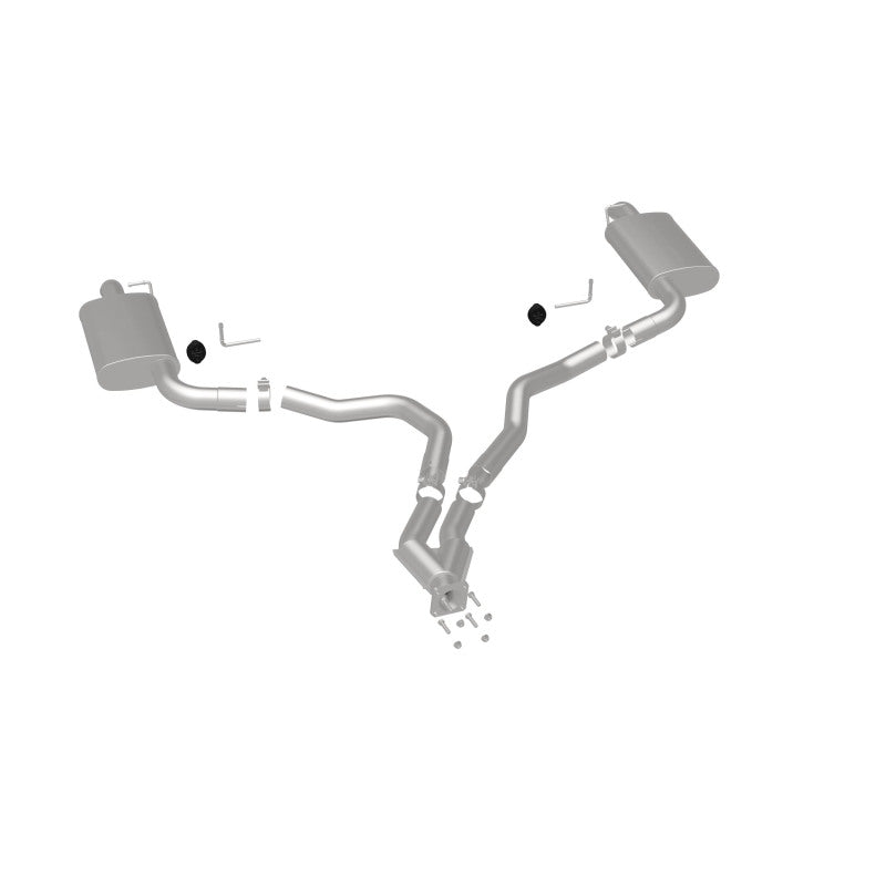 MagnaFlow 75-79 Chevy Corvette V8 5.7L Dual Split Rear Exit Stainless Cat-Back Perf Exhaust Magnaflow Catback