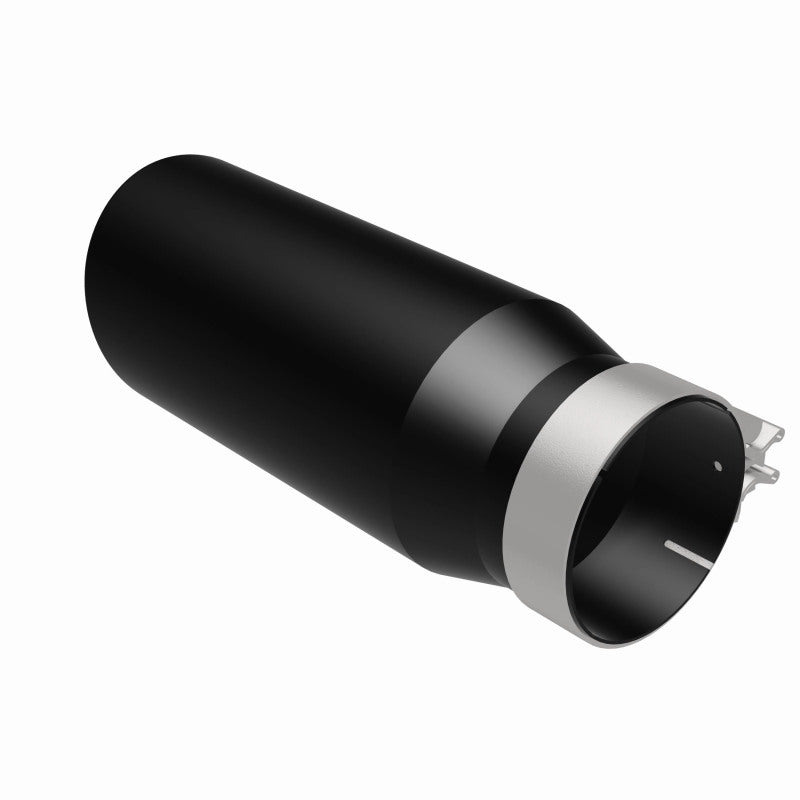 MagnaFlow Tip Stainless Black Coated Single Wall Round Single Outlet 5in Dia 4in Inlet 13in L Magnaflow Catalytic Converter Universal