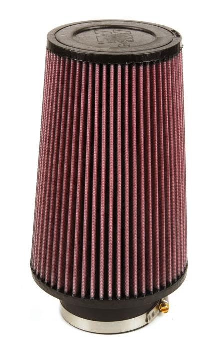 K&N Universal Rubber Filter 3 1/2inch ID FLG / 6inch Base / 4-5/8inch Top / 9inch Height K&N Engineering Air Filters - Universal Fit