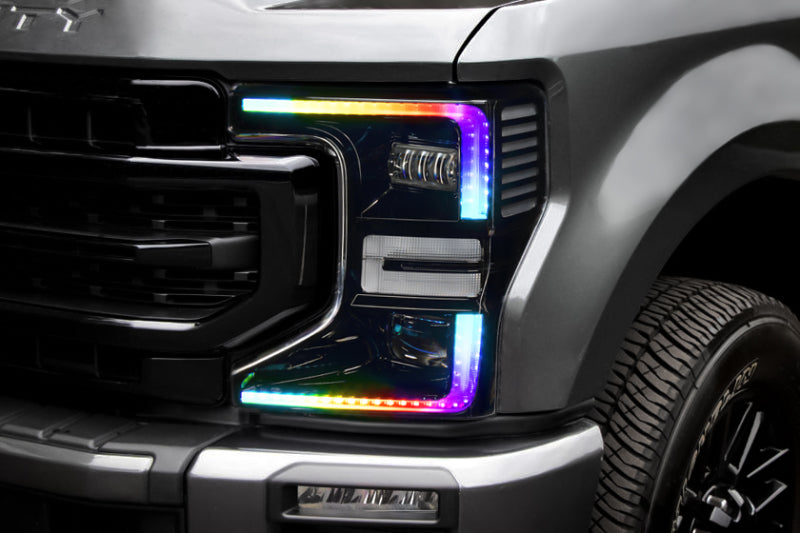 Oracle 2022 Ford F250/350 Super Duty Dynamic ColorSHIFT Headlight DRL Kit w/Switchback ORACLE Lighting Headlights