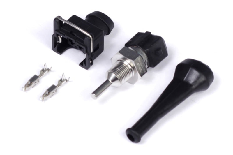 Haltech Oil Temperature Sensor High Range 150 Deg C 1/8 NPT Thread w/Bosch EV1 Plug & Pins Haltech Data Acquisition