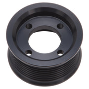 Edelbrock Pulley SC E_Force 2 75In 8 Rib Black Edelbrock Supercharger Pulleys