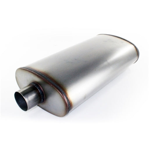 aFe MACHForce XP Exhausts Mufflers SS-409 EXH Muffler 3In/Out 5x11 Body Brushed aFe Catback
