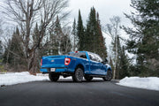 MBRP 2021+ F-150 2.7L/ 3.5L Ecoboost, 5.0L 3in Cat Back 2.5in Dual Split Rear - Black Coated MBRP Catback