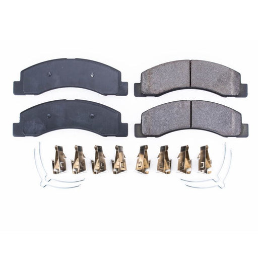 Power Stop 00-05 Ford Excursion Front Z17 Evolution Ceramic Brake Pads w/Hardware PowerStop Brake Pads - OE